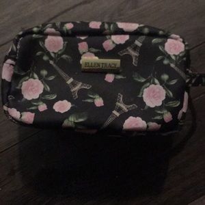Ellen Tracy floral Makeup bag🎀👛💋💄
